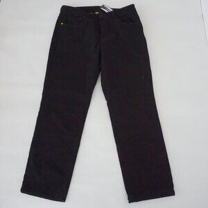 Caterpillar Black Heavy Workwear Straight Leg Utility Canvas Pants (NWT) 38x32